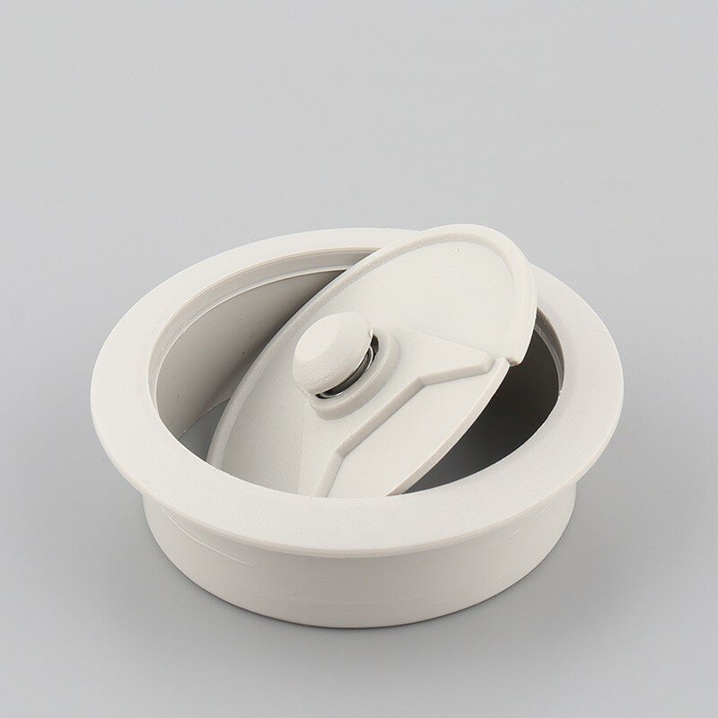 1PC Desk Table Plastic Cable Hole Cover 60/80mm PC Computer Desk Round Wire Tidy Grommet Cable Organizer Office Furniture