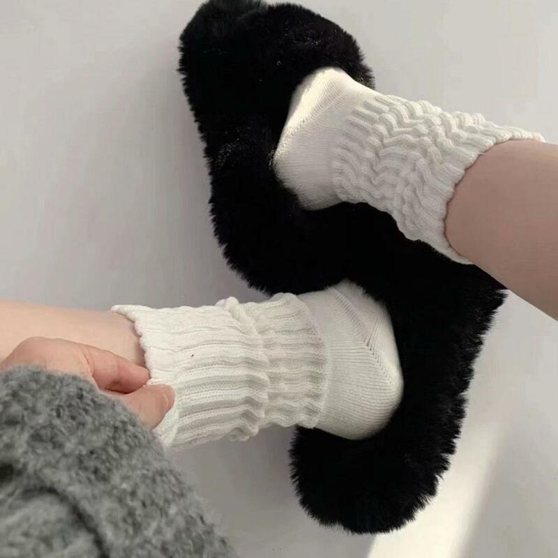 Fashion Cool Lolita Woman Cute Warm Socks Set donna Lady autunno inverno lavorato a maglia lunghi calzini bianchi neri per le donne