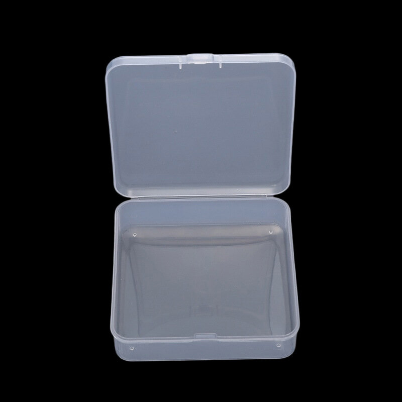 Transparente Aufbewahrung sbox quadratische kleine Gegenstände Fall Verpackungs boxen Schmuck Perlen Behälter Kleinigkeiten Veranstalter Angel werkzeuge