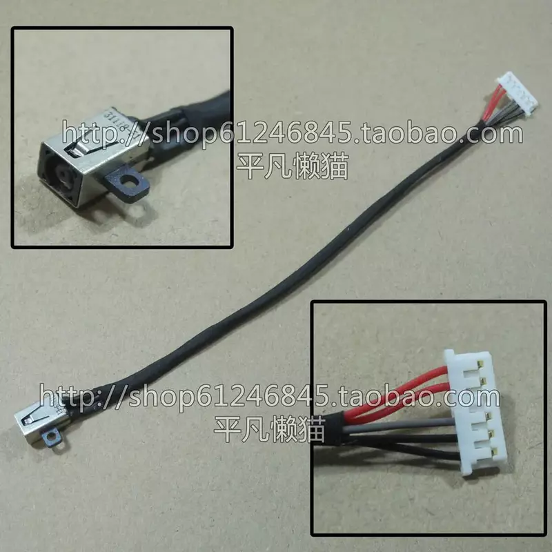 Dc power jack mit kabel für dell inspiron 3567 3459 vostro 3565 p63f p47f laptop DC-IN flex kabel