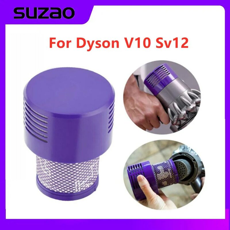 Моющийся большой фильтр для Dyson V10 Sv12, беспроводной пылесос циклонного типа Animal Absolute, с общей очисткой, Сменный фильтр для дома