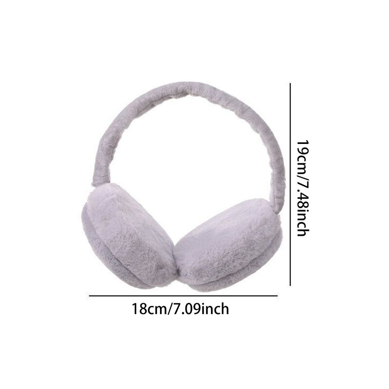 Solid Soft Plush Ear Keep Warmer Winter Earmuffs for Women Men Fashion Outdoor Earflap Protection Ear-Muffs Ear Cover