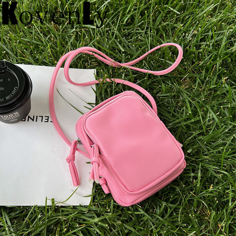 Bolso de hombro pequeño con correa fina para mujer, Mini bandolera de cuero con cremallera, monedero para teléfono, diseño de marca