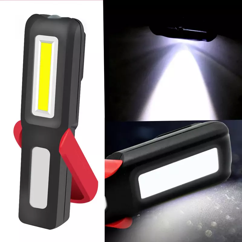 Outdoor Light Hook Work Magnet Lamp  Torch Camping Car Emergency Rechargeable Portable Battery Built-in Inspection