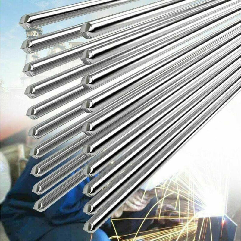 20 piezas de soldadura de aluminio Universal, varilla de alambre con núcleo, herramienta de soldadura rápida, 33cm x 1,6mm