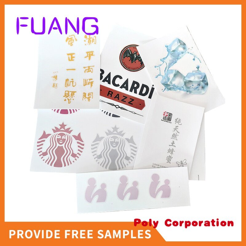 Custom  2023 new design custom logo high quality digital printers u transfer thank you cards label metal label stickers