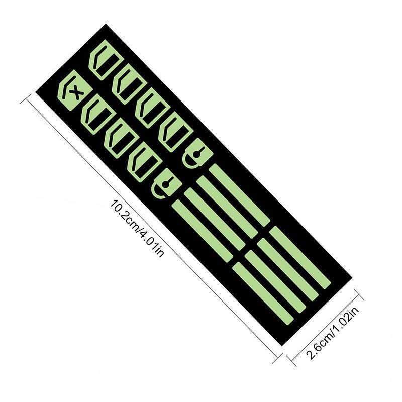 Switch Label Stickers Voor Auto Veilige Lichtgevende Nachtzichtstickers Fluorescerende Labels Gloeien In De Donkere Schakelaar Label Stickers Voor