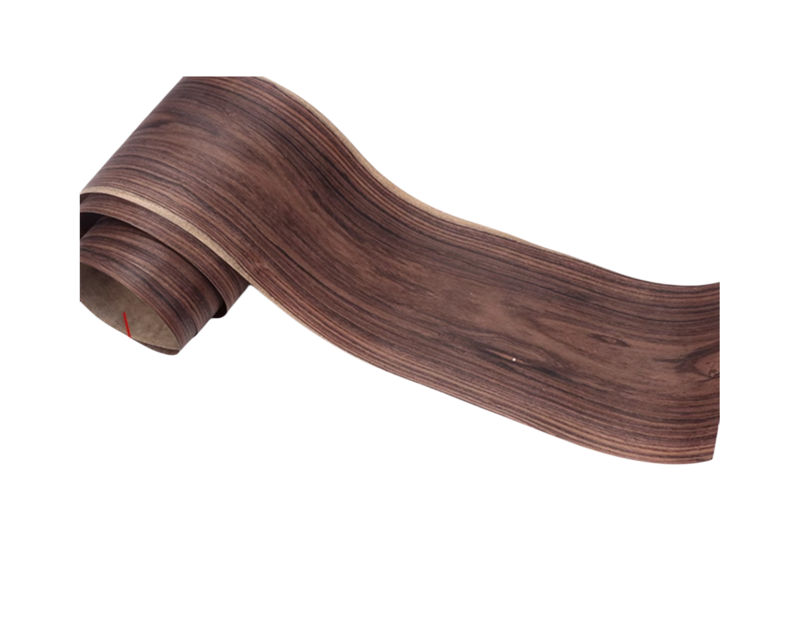 L:2.5meters Width:190mm T:0.2mm Natural black South American redwood veneer Speaker furniture and home decoration materials