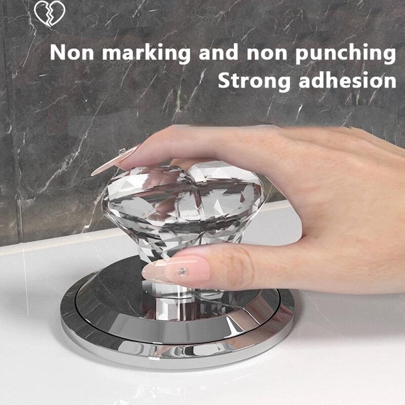 1 paio di pulsante del serbatoio della toilette del cuore dell'amore aggiornato strumento di stampa di ricambio per pulsante della toilette multiuso per le donne con Manicure
