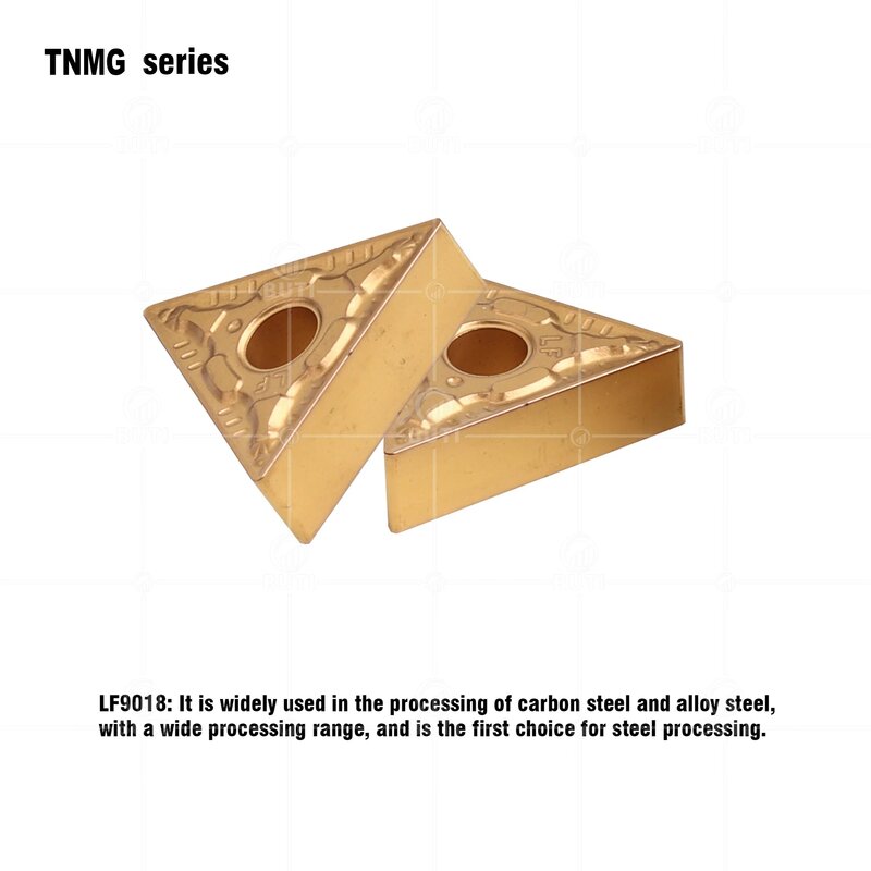 Deskar CNC Torno Cortador, Carbide Insert para Steell, 100% Original, TNMG160404, TNMG160408, TNMG160412, CM, LF9018