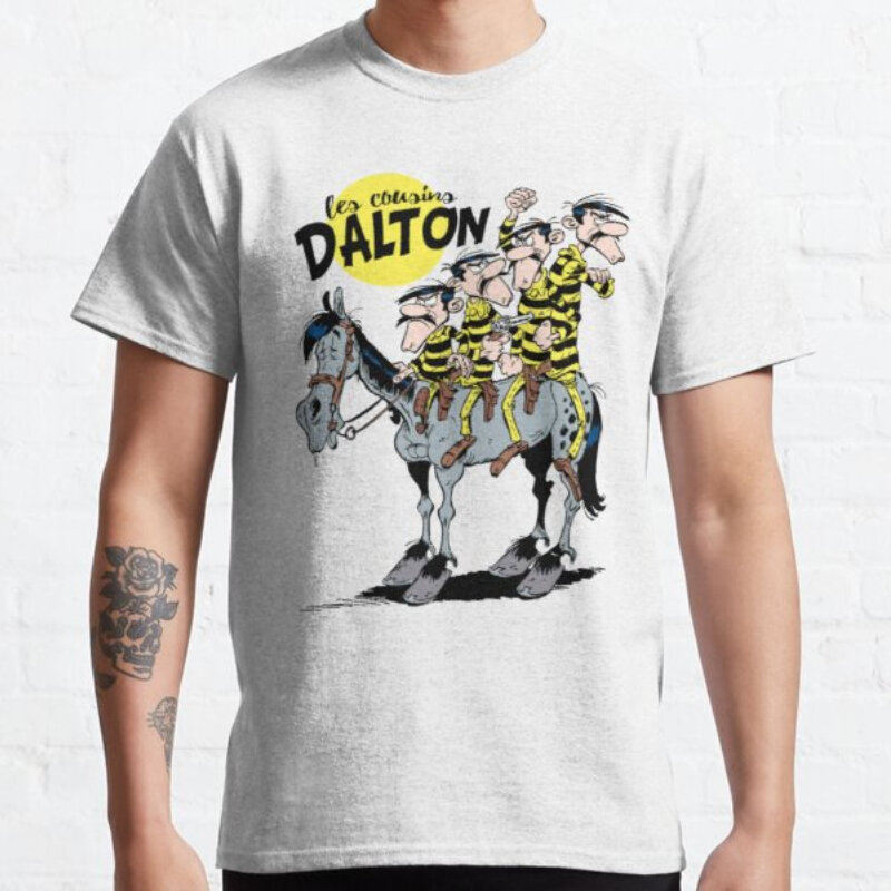 Camiseta de la suerte Luke Daltons para Hombre, Ropa Retro Grunge, Harajuku, Anime, Ropa masculina