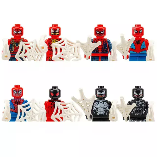 Klocki figurki Anime bohatera prezent dla dzieci zabawka do montażu postacie figurki klocki kompatybilne z Lego prezent na Boże Narodzenie