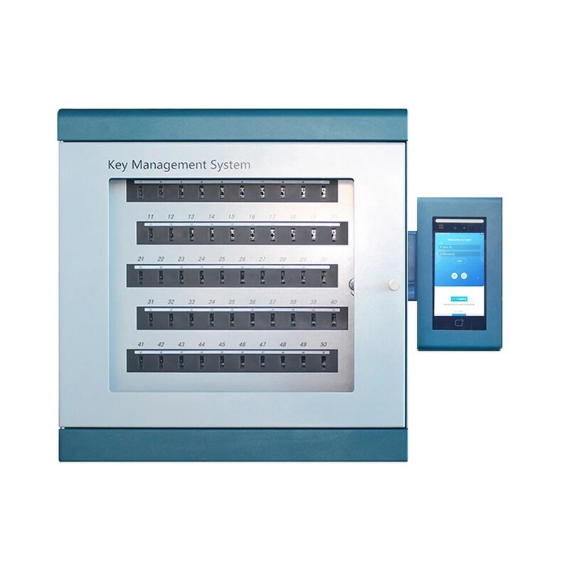 Landwell-Sistema Electrónico de retención de llaves, i-keybox, m-size 50 Key Cabinet Smart