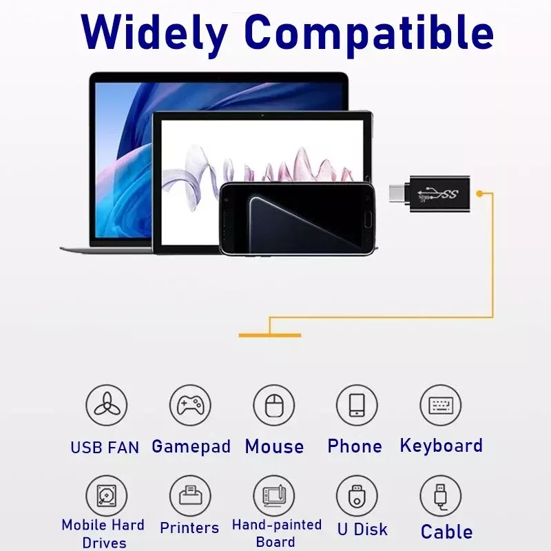 Adaptador Tongdaytech Universal tipo C macho a Micro USB hembra USB C OTG compatible con Adaptador de sincronización de datos para Samsung Huawei Xiaomi