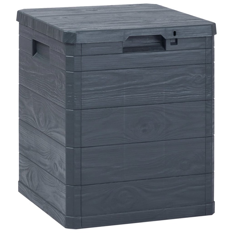 Outdoor Patio Storage Box Outside Garden Deck Cabinet Furniture Seating 23.8 gal Anthracite