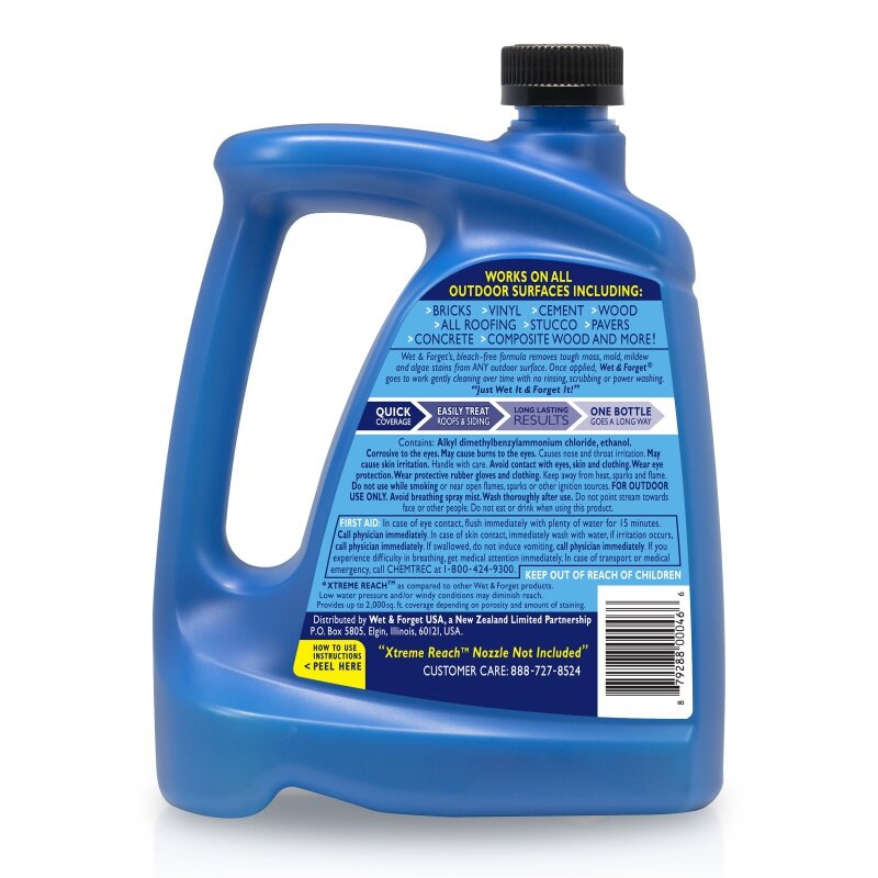 Limpiador Xtreme Reach para exteriores, Wet & Forget™Recambio de extremo de manguera, 48 oz