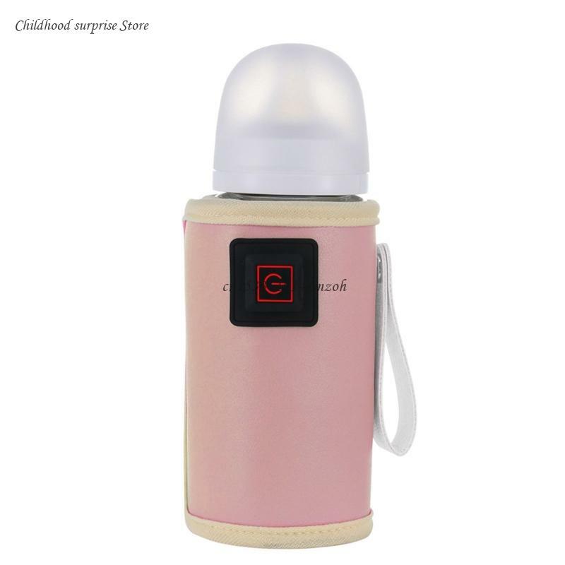 USB Milch Wärmer Tasche Tragbare USB Flasche Heizung Isolierung Tasche Kinderwagen Milch Wärmer Halten Sie Ihr Kind Flasche Warm