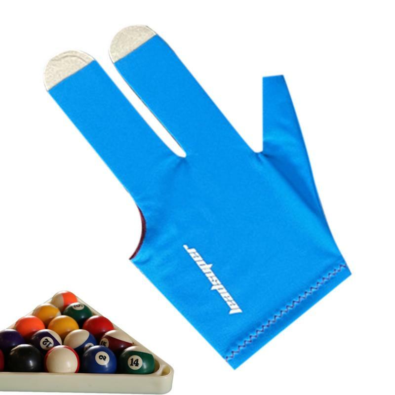 Перчатки для бильярда, перчатки для бильярда с тремя пальцами, спортивные перчатки для бильярда, эластичные дышащие бриллиантовые перчатки для бильярда