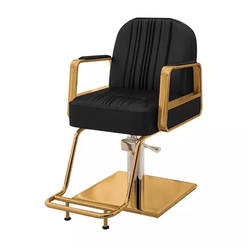 Spinning Luxury Makeup Barber Chairs Pedicure Recliner Hydraulic Barber Chairs Cosmetic Cadeira Barbeiro Salon Furniture YX50BC