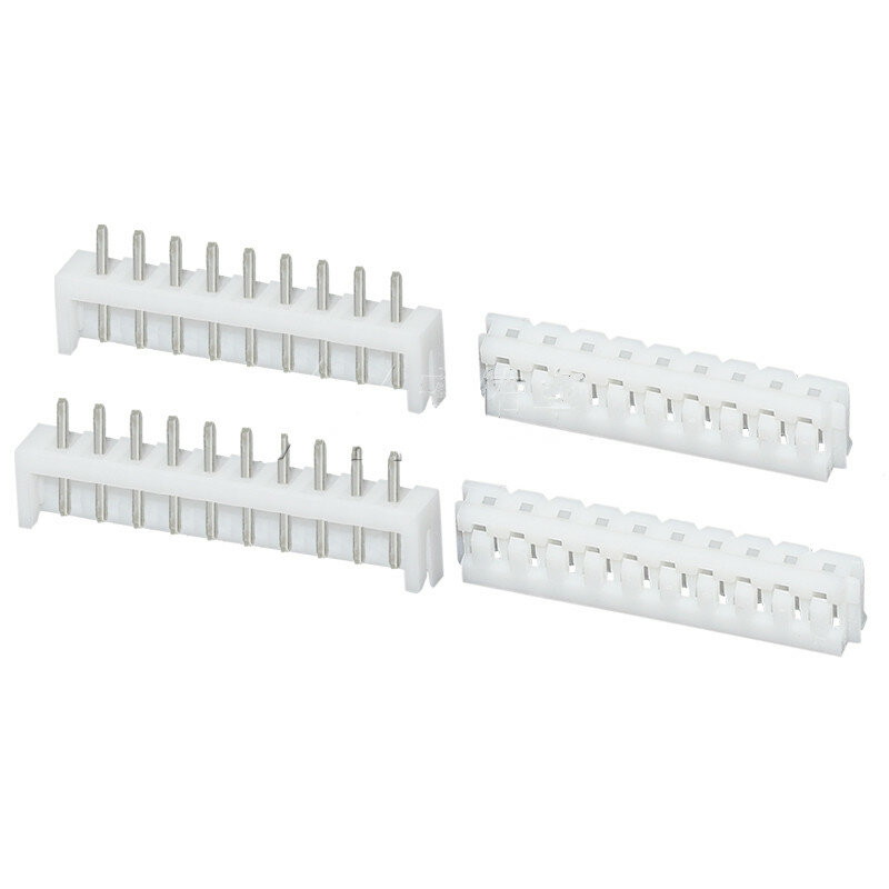 50PCS / LOT EH connector EH2.54 Straight needle Connector Housing Crimping Terminal 2.54MM Pitch Shell 2P 3P 4P 5P 6P 7P 8 ~ 10P