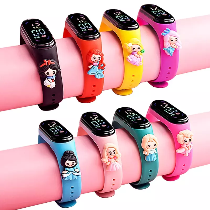 Waterproof Smart Touch Screen Children Digital Watch Led Electronic Watches Cartoon Girl Kids Watch Birthday Gift Bracelet Clock