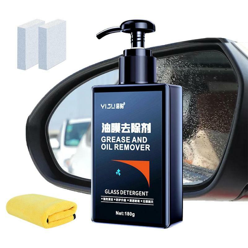 Glass Oil Film Remover Auto Window Oil Film Cleaner Multifunctional Glass Cleaner For Home And Auto Windows Cleaning Quickly And