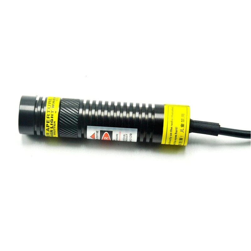 Módulo de punto/línea/cruz láser infrarrojo IR enfocable con adaptador, 16X68mm, 830nm, 250mW