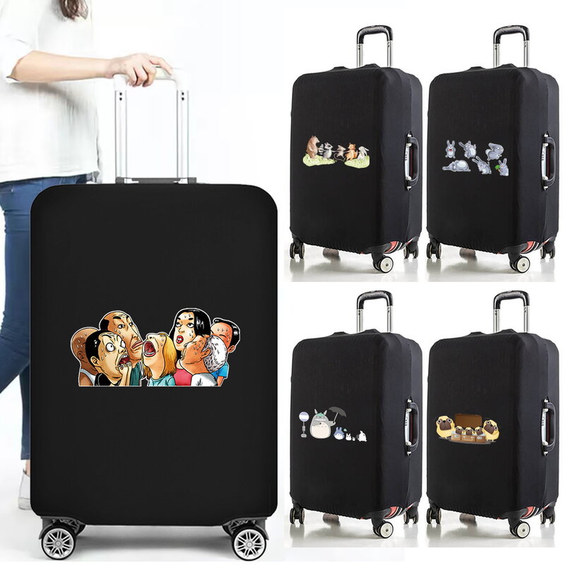 Dickere Reisegepäck schutzhülle Koffer koffer abdeckung Reise zubehör elastische Gepäck abdeckung gelten für 18-32 Zoll Koffer