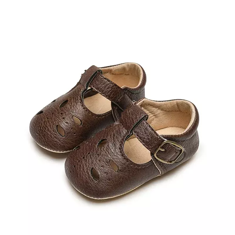 Sepatu princess kasual bayi, sepatu bayi kasual nyaman anti selip sol lembut klasik