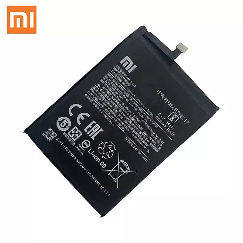 100% Original BN53 BN54 BN55  Phone Battery For Xiaomi Redmi note 9 10 Pro 9S 10X 4G 5G Replacement Batteries Bateria