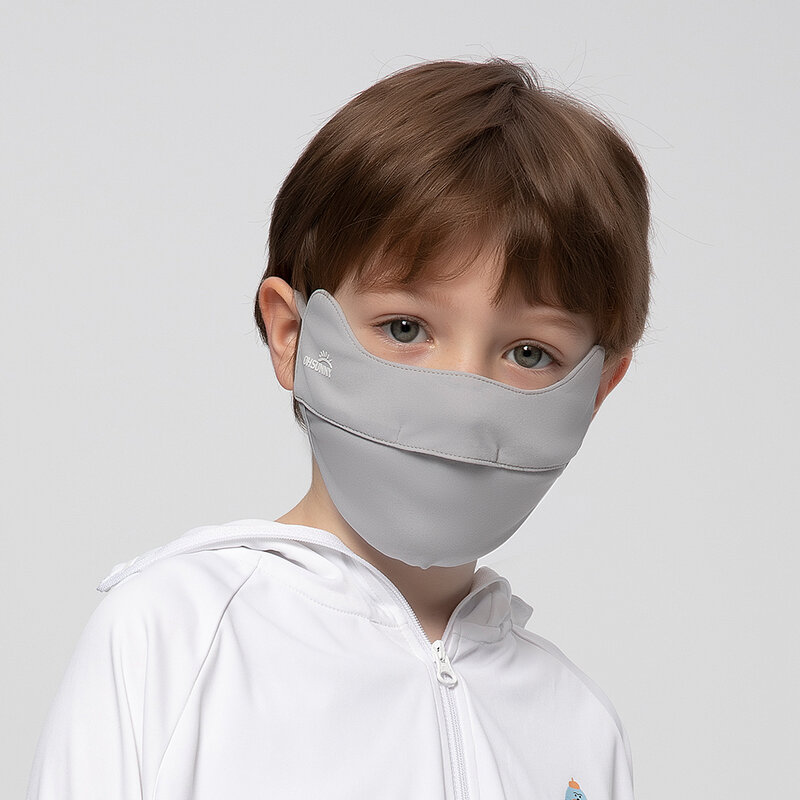 УФ-маска для лица OhSunny UPF2000 +, мягкая дышащая моющаяся для детей, защита от солнца и пыли, для улицы