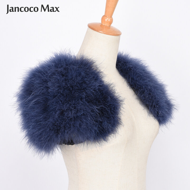 Женская шаль из натурального меха страусиного пера, S1264
