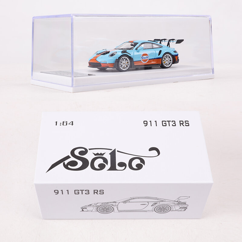SOLO-Gulf Alloy Model Car, 1:64 911 992 GT3RS