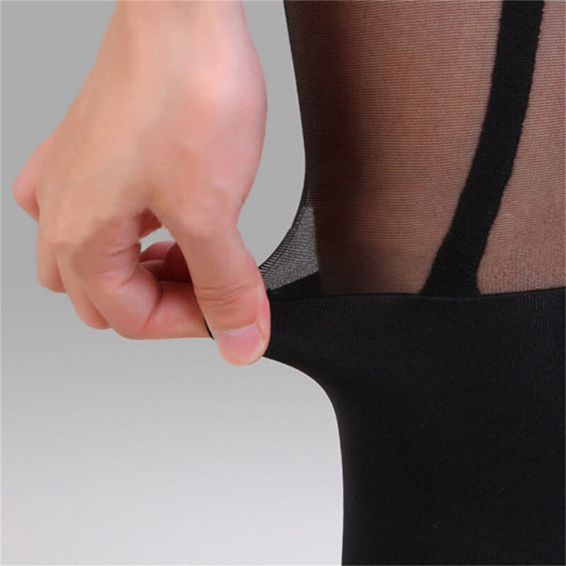 Heiß verkaufen sexy Frauen schwarz gefälschte Strumpfband Gürtel Hosenträger Strumpfhosen über dem Knie Strumpfwaren Strümpfe Geschenke Großhandel
