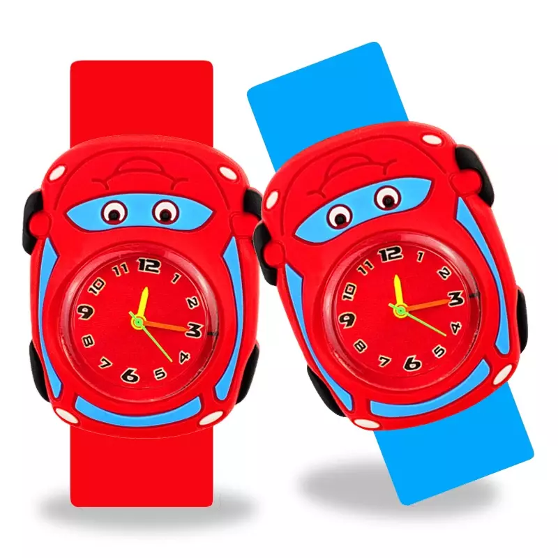 Liefde Verjaardagstaart Horloge Kinderen Studie-Tijd Speelgoed Kinderen Horloges Voor Meisjes Jongens Gift Baby Armband Rode Auto Horloge kind Horloge Klok