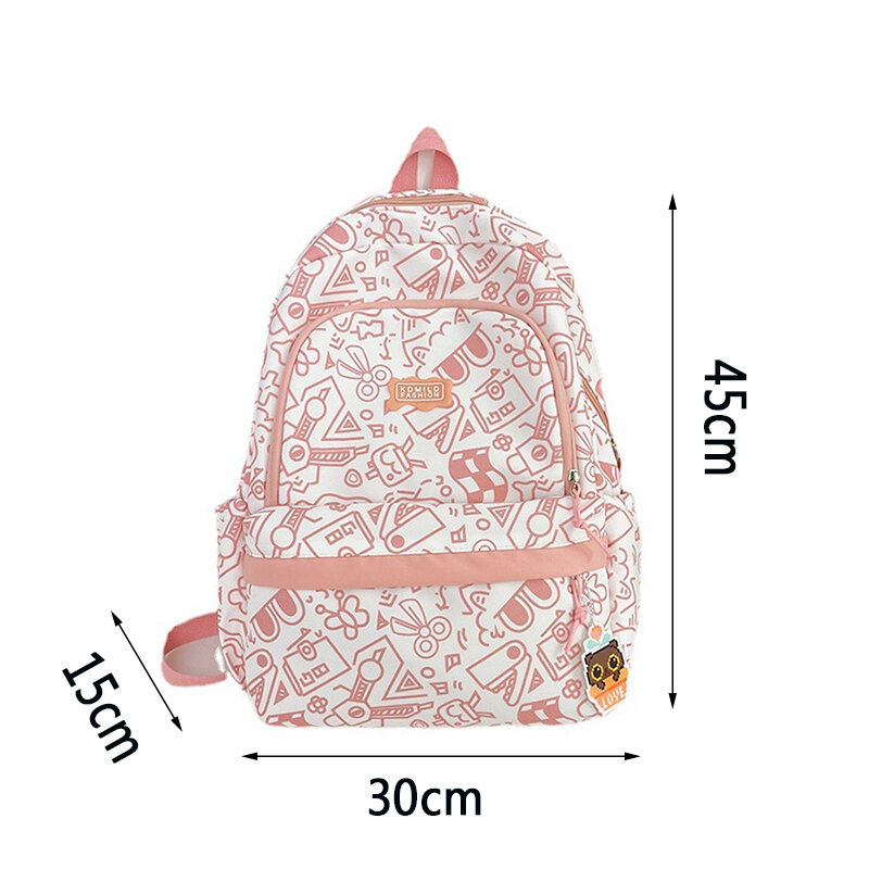 Nuove borse impermeabili in Nylon Casual per le donne zaino da scuola per adolescenti zaino da viaggio per ragazze Mochilas Bookbag femminile