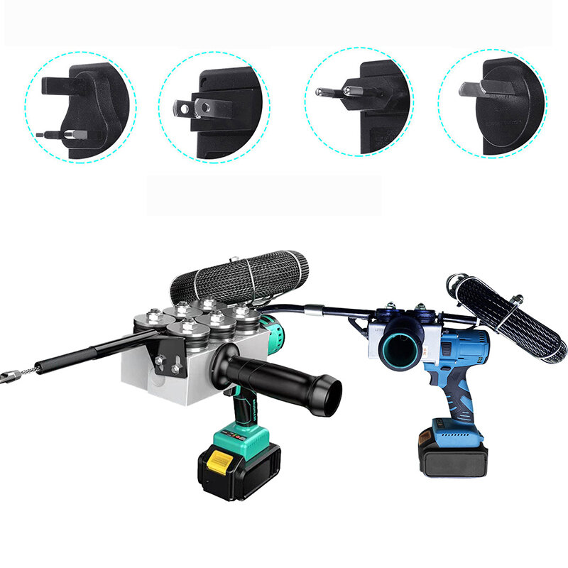 Electric Electrician Threader Rechargeable Wall Threading Machine Automatic Threading Machine Wire Pulling Tool