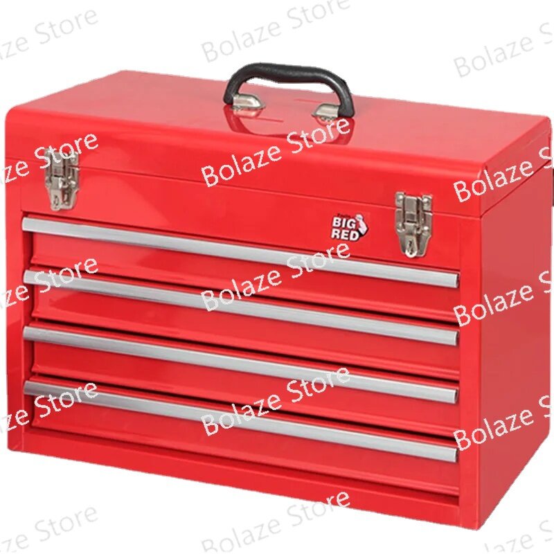 Boîte à outils portable pour réparation domestique, boîte de rangement multifonction MELDouble couche BLOTool