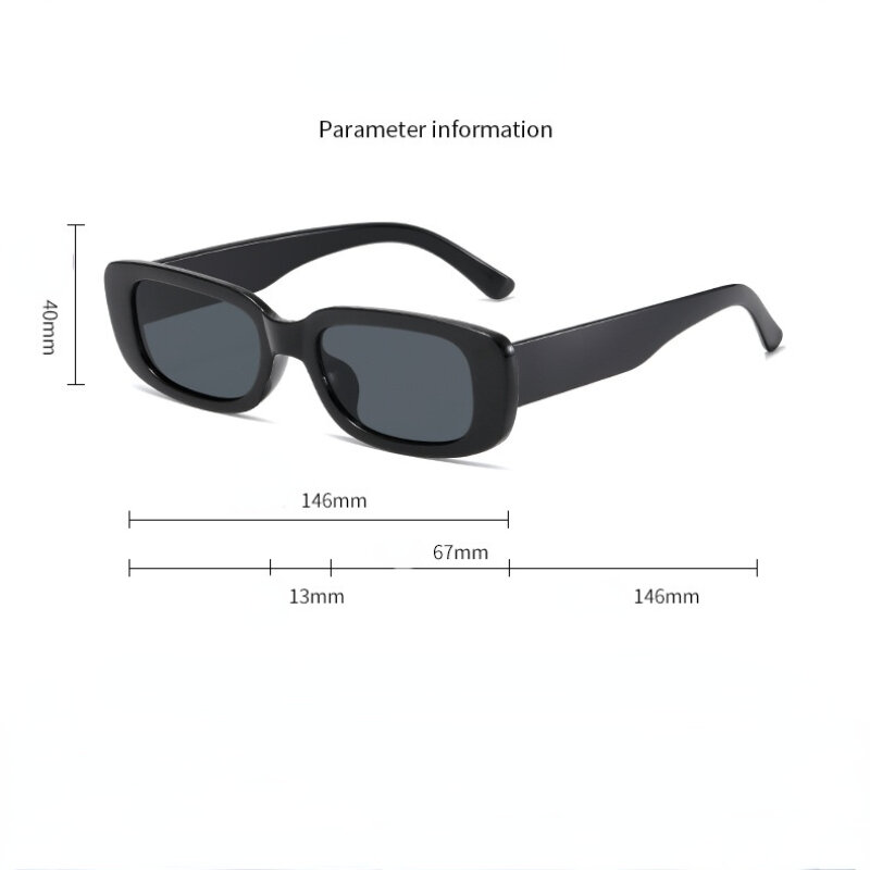 ZUEE-gafas de sol polarizadas para ciclismo, lentes cuadradas y pequeñas, Vintage, Unisex, UV400