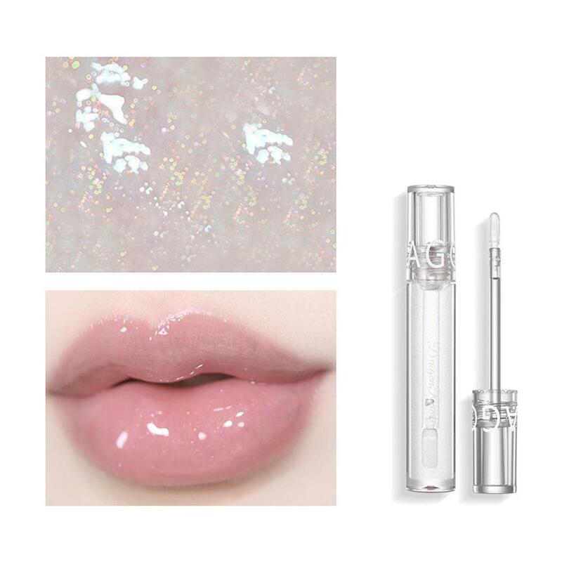 Lip Tint Water Gloss Lip Glaze Lip Balm White And Easy Lipstick Color Water To Glass spedizione gratuita Lip Gloss Waterproof V5F2