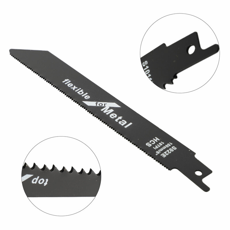 High Carbon Steel Reciprocating Saw Blades, Metal Cutting for Wood, Plastic Pipe, Outdoor Cut Power Tool, 4Pcs