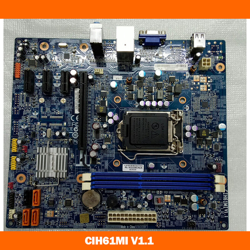 High Quality Desktop Motherboard For H520 S520 CIH61MI V1.1 H61H2-LM3 Fully Tested