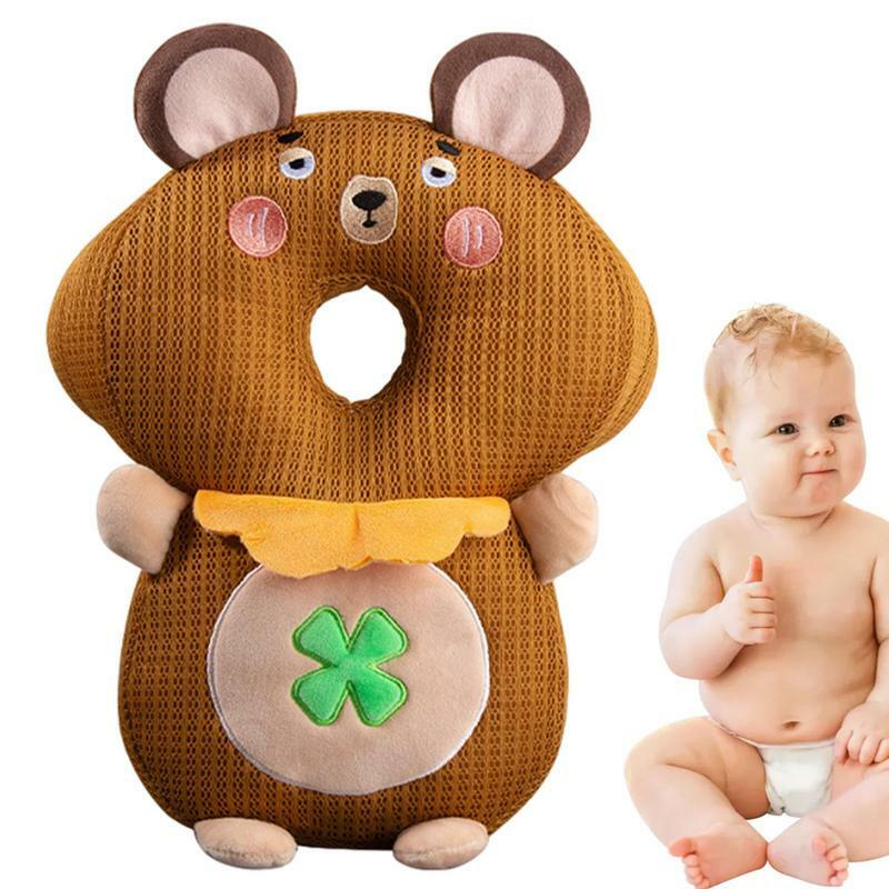 Coussin protecteur de tête de bébé avec animal de dessin animé, oreiller de protection de la tête, sac à dos pour bébé