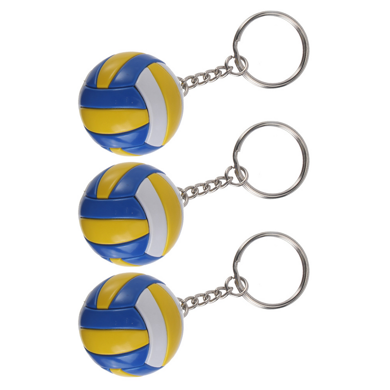 Porte-clés de football de simulation, porte-clés de football, accessoires de basket-ball, souvenir de ballon de plage
