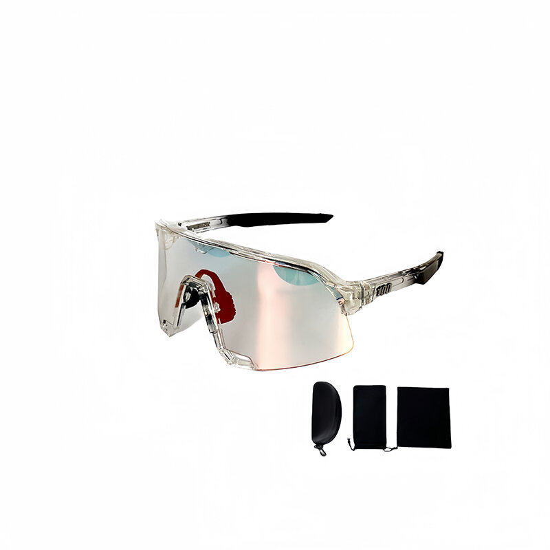야외 윈드 고글 UV 투명 보호 안경, S3 자전거 마라톤 야외 스포츠 안경, 색상 변경, 하이퍼 크래프트