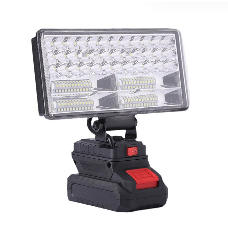 Makita 18V Eddie ion Batterie LED Lampe de travail, Lampe de poche portable, Lampe d'urgence, Lampe de camping, 1 pièce, 3/4 pouces