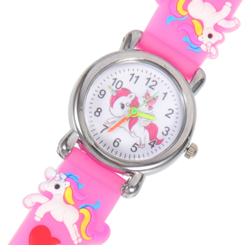 Relógio Unicorn para meninas, brinquedos infantis, relógios para crianças, idades 4, 6, 7, 10, 5, 7, 6, 8