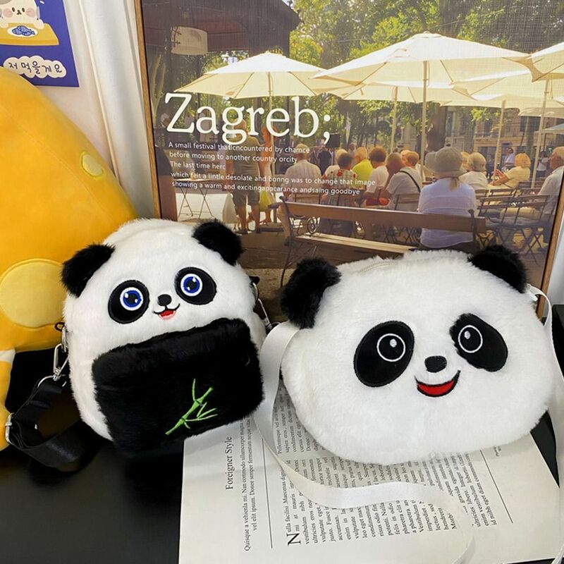 Tas selempang kartun Panda, dompet hadiah perjalanan untuk wanita