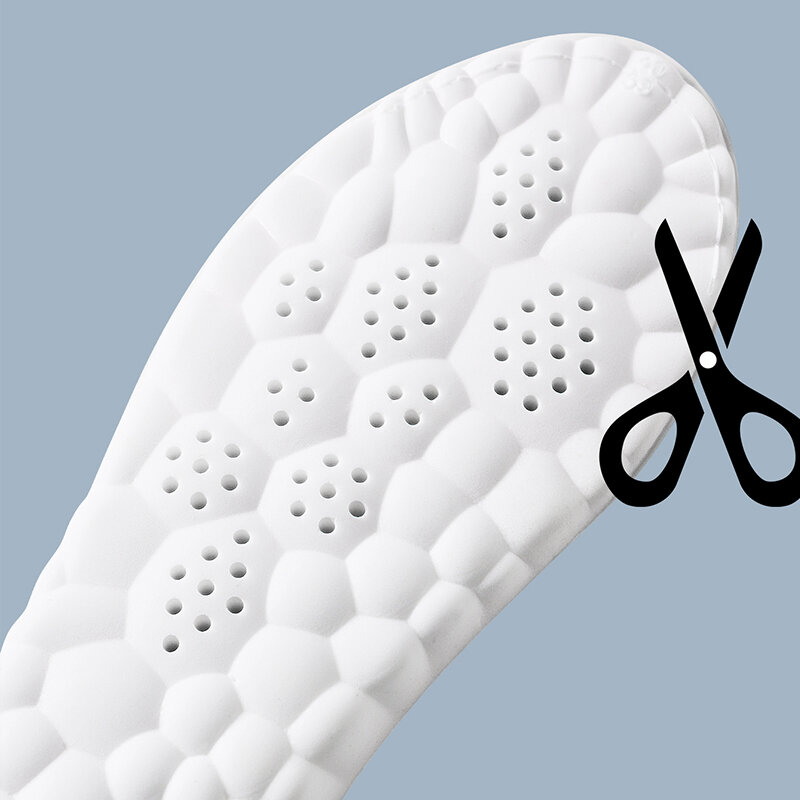 Wysoka elastyczność lateksowa sportowe wkładki miękka wkładki do butów sklepienie łukowe wkładki ortopedyczne oddychająca poduszka amortyzująca dezodorant