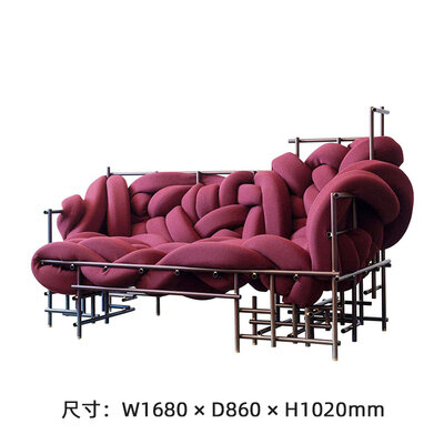 家やホテルの装飾のための特別な形の厚いキャンバスのソファ